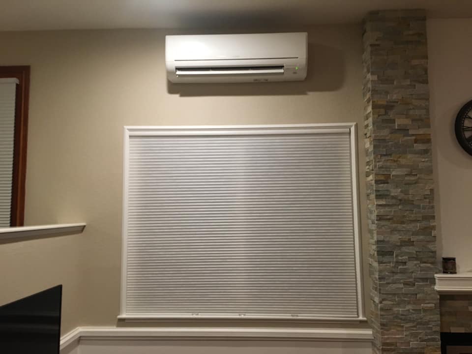 Ductless air conditioner installed in Lathrop