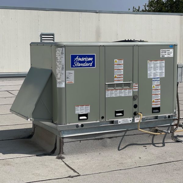 american standard packaged rooftop commercial HVAC system
