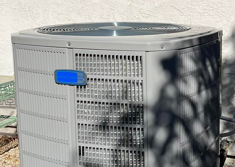 how to clean your outside AC unit 