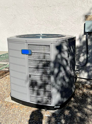 an AC unit that was serviced by our team